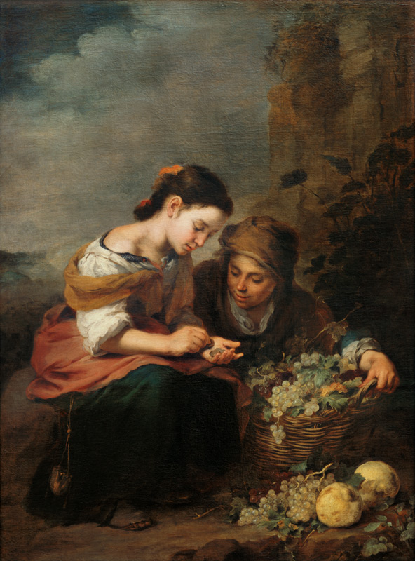 Die kleine Obsthändlerin van Bartolomé Esteban Perez Murillo