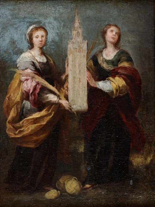 Saints Justa and Rufina van Bartolomé Esteban Perez Murillo