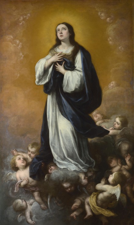 The Immaculate Conception of the Virgin van Bartolomé Esteban Perez Murillo