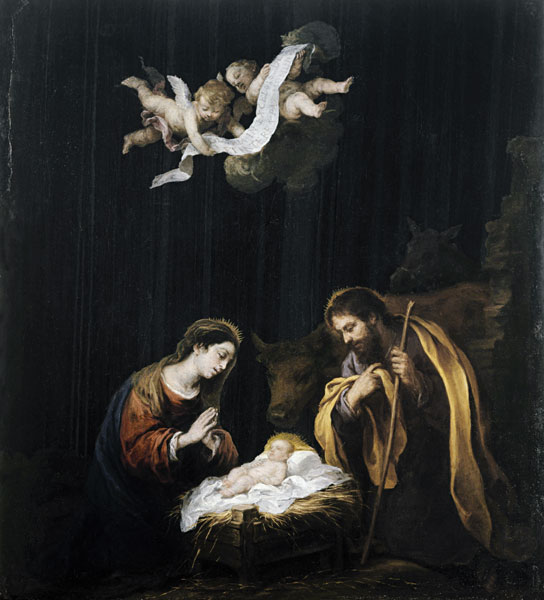 The Nativity van Bartolomé Esteban Perez Murillo