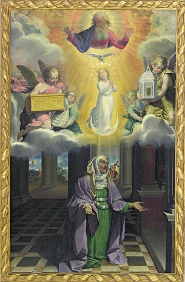 St. Anne and the Immaculate Conception van Bartolomeo Cesi