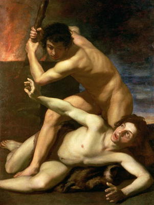 Cain murdering Abel, c.1610 van Bartolomeo Manfredi