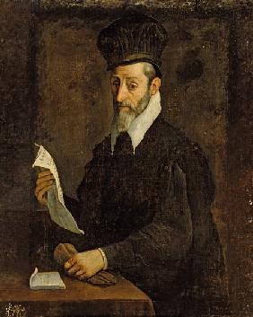 Portrait of Torquato Tasso (1544-95) (oil on canvas)