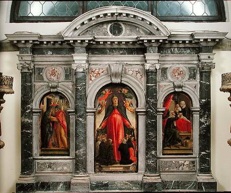 Triptych of the Virgin of Misericordia van Bartolomeo Vivarini