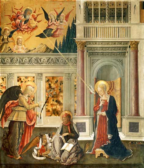The Annunciation van Benedetto Bonfigli