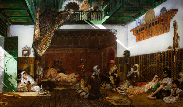 Marokkanisches Harem van Benjamin Constant