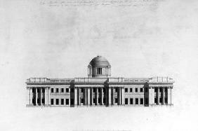 Elevation of Garden Front of a house, 1815
