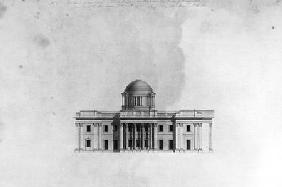 Elevation of Side Front of a house, 1815