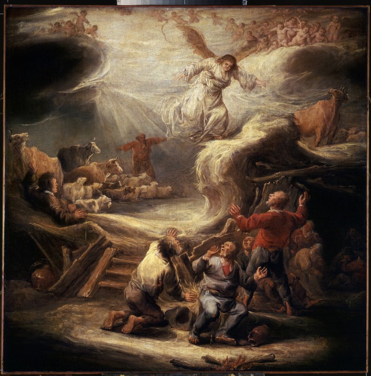 The Annunciation to the Shepherds van Benjamin Gerritsz Cuyp
