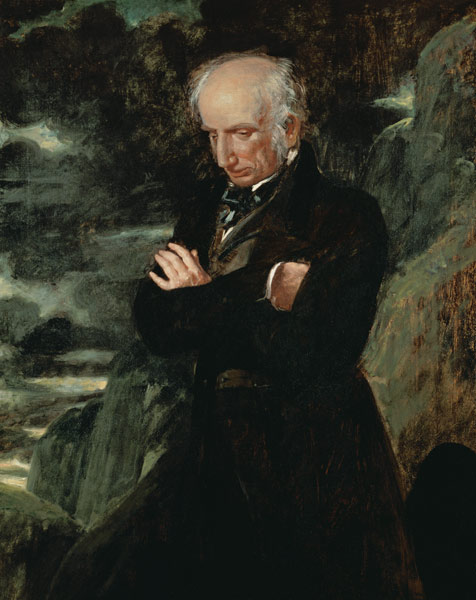 Portrait of William Wordsworth (1770-1850) van Benjamin Robert Haydon