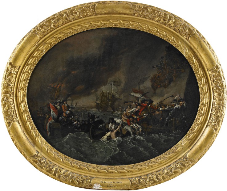 The Battle of La Hogue van Benjamin West