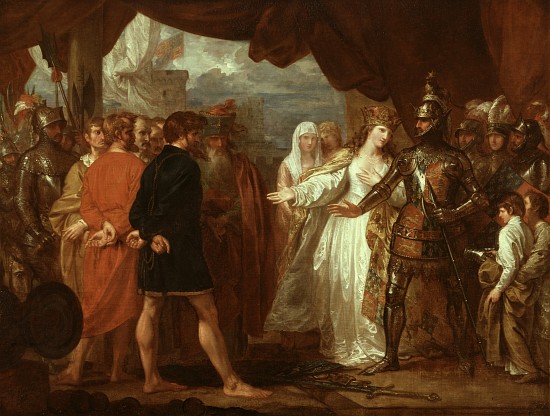 Queen Philippa Interceding for the Lives of the Burghers of Calais van Benjamin West