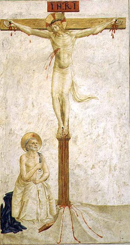 Crucifixion with St. Dominic van Benozzo Gozzoli