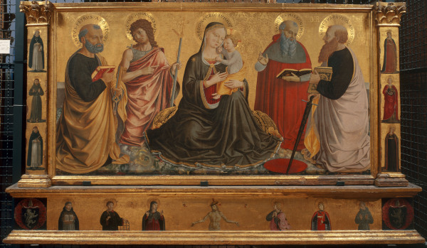 Mary, Child & Saints van Benozzo Gozzoli
