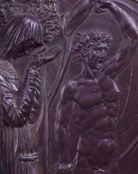 Perseus Rescuing Andromeda, detail of a screaming man