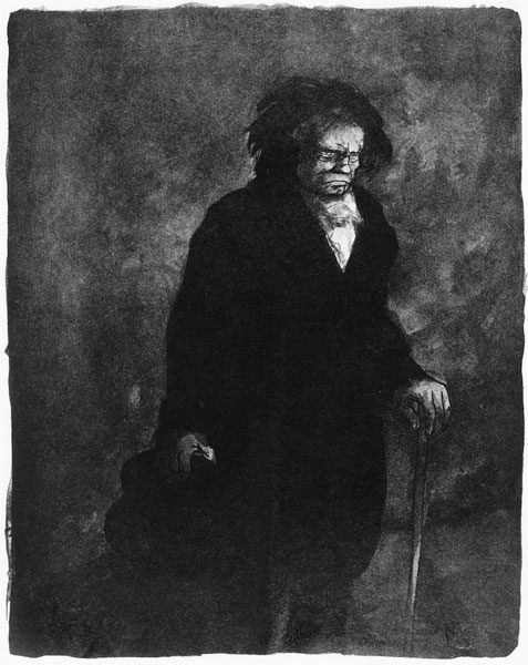 Ludwig van Beethoven (1770-1827) van Bernard Naudin