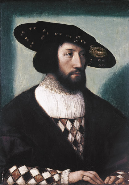 Portrait of Kristian II (1481-1559) van Bernard van Orley