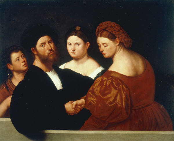 B.Licinio, Familienbild van Bernardino Licinio