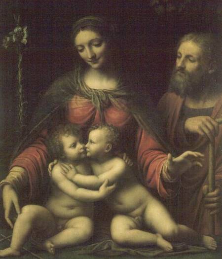 The Holy Family with the Infant St. John van Bernardino Luini