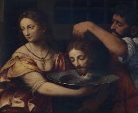 Salome receives the Head of John the Baptist