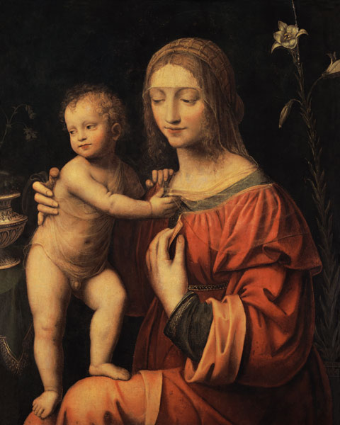 Virgin and Child van Bernardino Luini