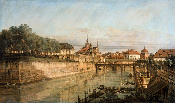 Dresden , Zwinger Moat van Bernardo Bellotto