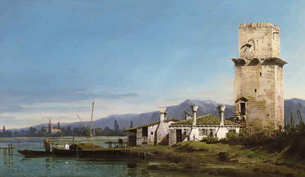 The Tower of Marghera van Bernardo Bellotto
