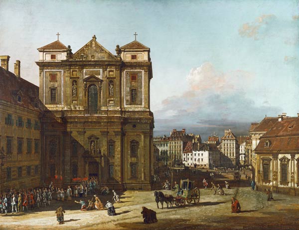 Vienna , Freyung van Bernardo Bellotto