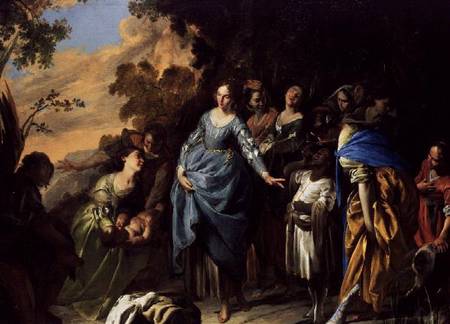 The Finding of Moses van Bernardo Cavallino