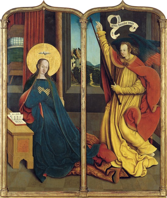 The Annunciation van Bernhard Strigel