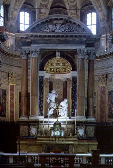 View of the High Altar Showing the Martyrdom of St. Paul van Bernini Algardi A. & Bitonto