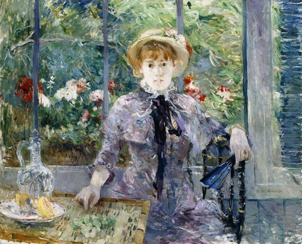 Nach dem Mittagessen (Après le Dejeuner) van Berthe Morisot