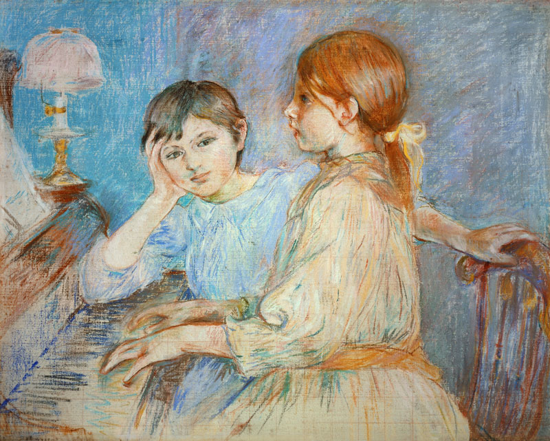 Am Klavier van Berthe Morisot