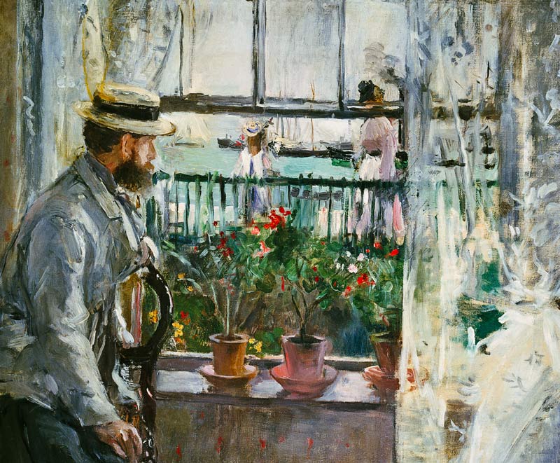 Eugene Manet auf der Insel Wight. van Berthe Morisot