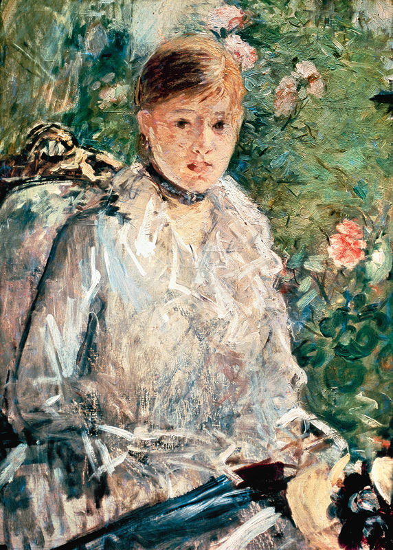Portrait of a Young Lady van Berthe Morisot