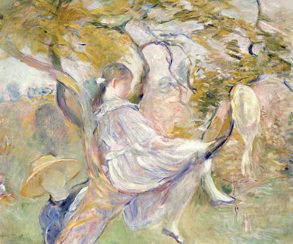 In the Apple Tree van Berthe Morisot