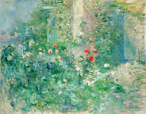 Garden in Bougival van Berthe Morisot