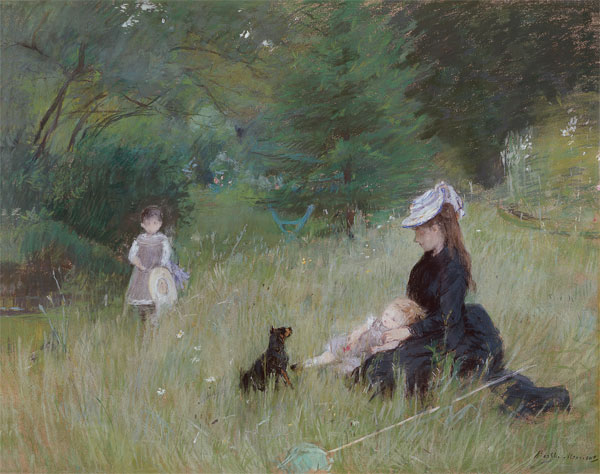 In a Park van Berthe Morisot