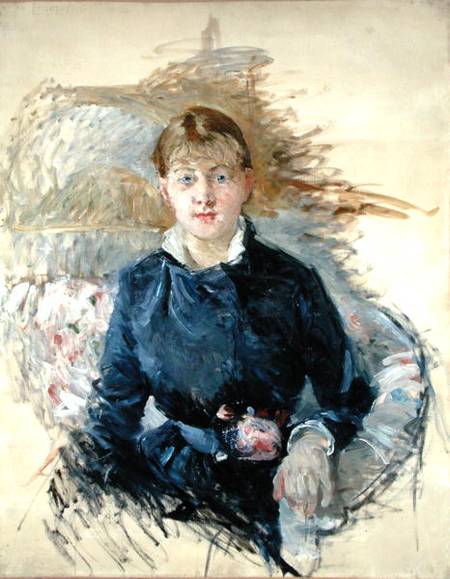Portrait of Louise Riesener van Berthe Morisot
