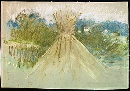 The Small Haystack van Berthe Morisot