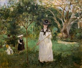 B.Morisot, Die Schmetterlingsjagd