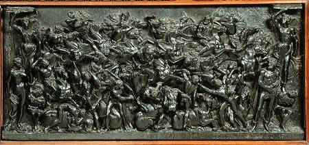 Battle between Romans and Barbarians van Bertoldo  di Giovanni