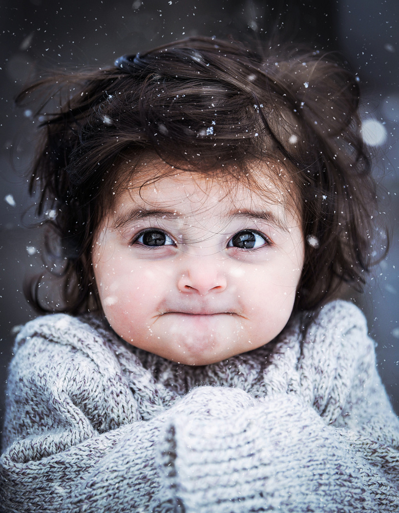 Winter Portrait van Bess Hamiti