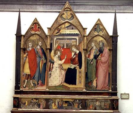 Annunciation with Saints van Bicci  di Lorenzo