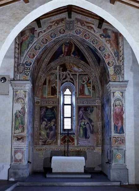 Chapel decorated with stories from the Old and New Testaments van Bicci  di Lorenzo