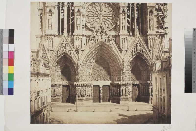 Reims: Westfassade der Kathedrale van Bisson Frères