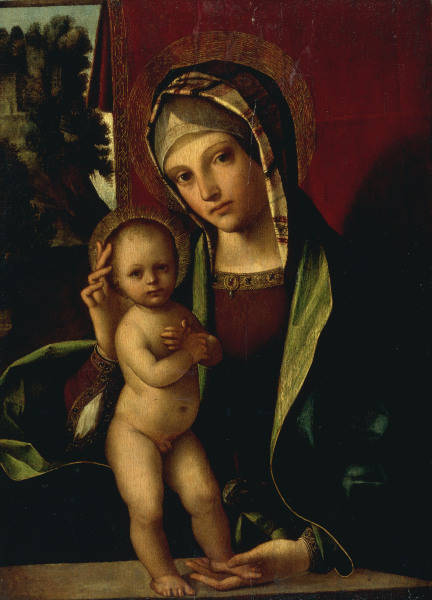 Boccaccino, Maria mit dem Kind van Boccaccio Boccaccino