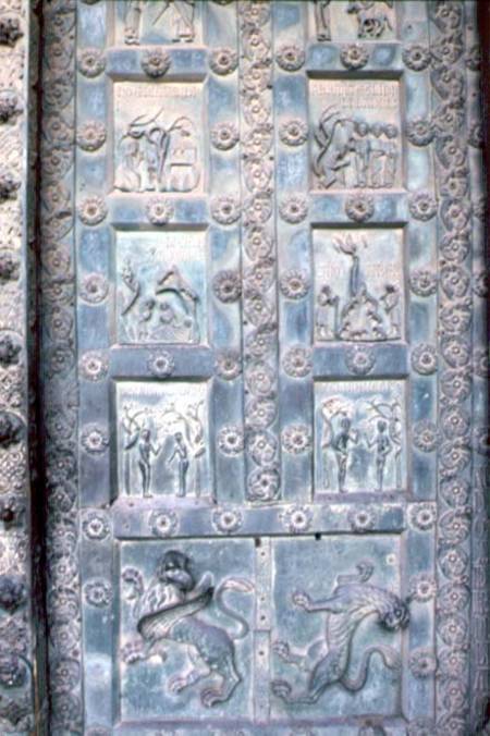 Monreale Cathedral, Sicily: Bronze Doors van Bonanno  da Pisa