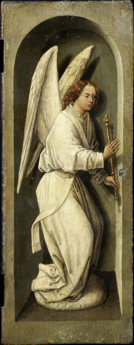 Angel of the Annunciation van Brügger (?) Meister um 1485/90