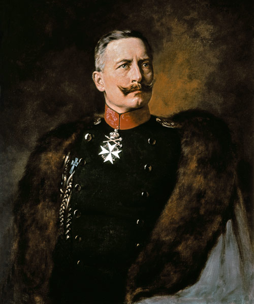 Portrait von Kaiser Wilhelm II (1859-1941)  van Bruno Heinrich  Strassberger 